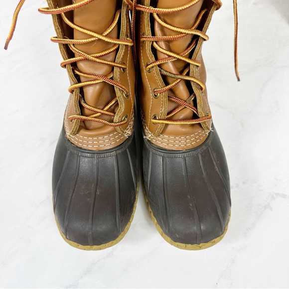 L.L. Bean Bean Boots 8” Unlined Sz 7 - Picture 3 of 16
